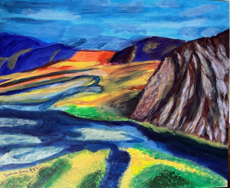 Land of Color by artist Rosalinda Peña